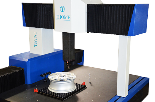 Machine à mesurer tridimensionelle les coordonnées CNC TETA